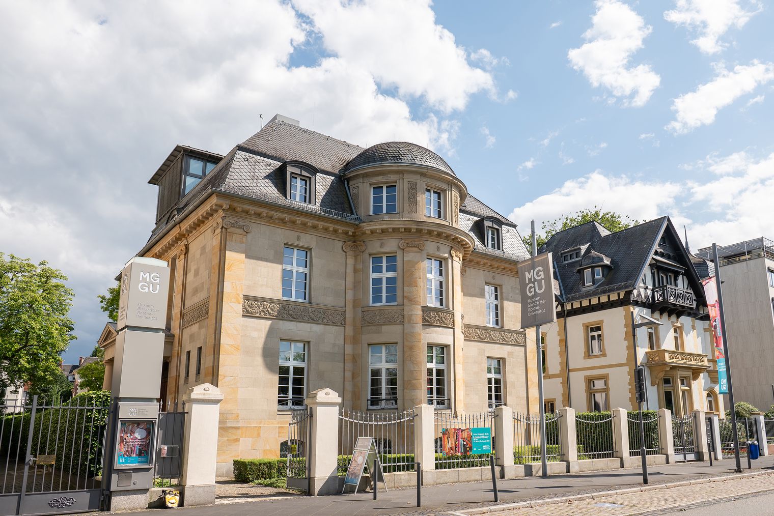 Gebäude des Museums Giersch der Goethe‑Universität in Frankfurt